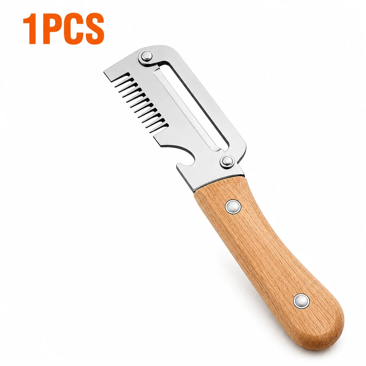 Pelador multifuncional 3 en 1 de acero inoxidable, rebanador y triturador de verduras y frutas, herramienta de cocina versátil para pelar y triturar