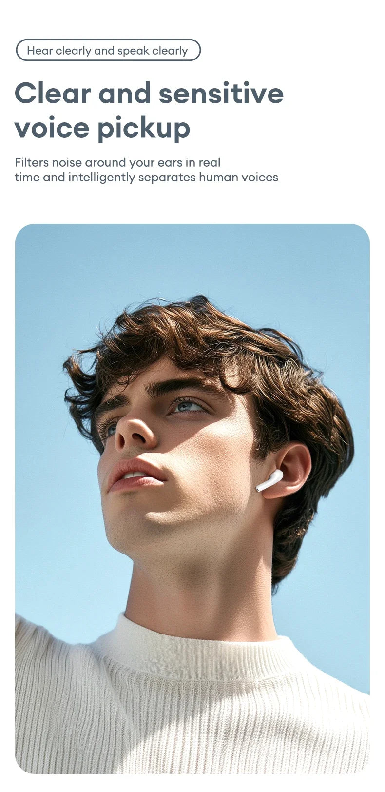 Auriculares inalámbricos Bluetooth 5.4 Lenovo LP5 PRO TWS Sonido HiFi Auriculares gaming LP5Pro Auriculares deportivos Batería de larga duración con micrófono 2025