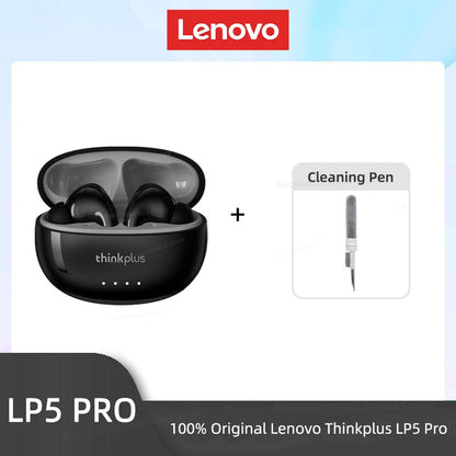 Auriculares inalámbricos Bluetooth 5.4 Lenovo LP5 PRO TWS Sonido HiFi Auriculares gaming LP5Pro Auriculares deportivos Batería de larga duración con micrófono 2025