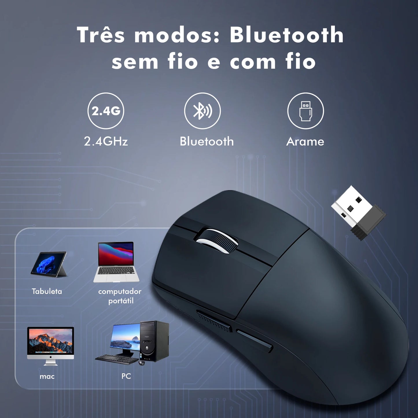 Wireless Mouse Gaming Mouse Wireless Gaming Mouse Ergonomic Mouse Rechargeable Wireless Mouse Gaming Mouse
