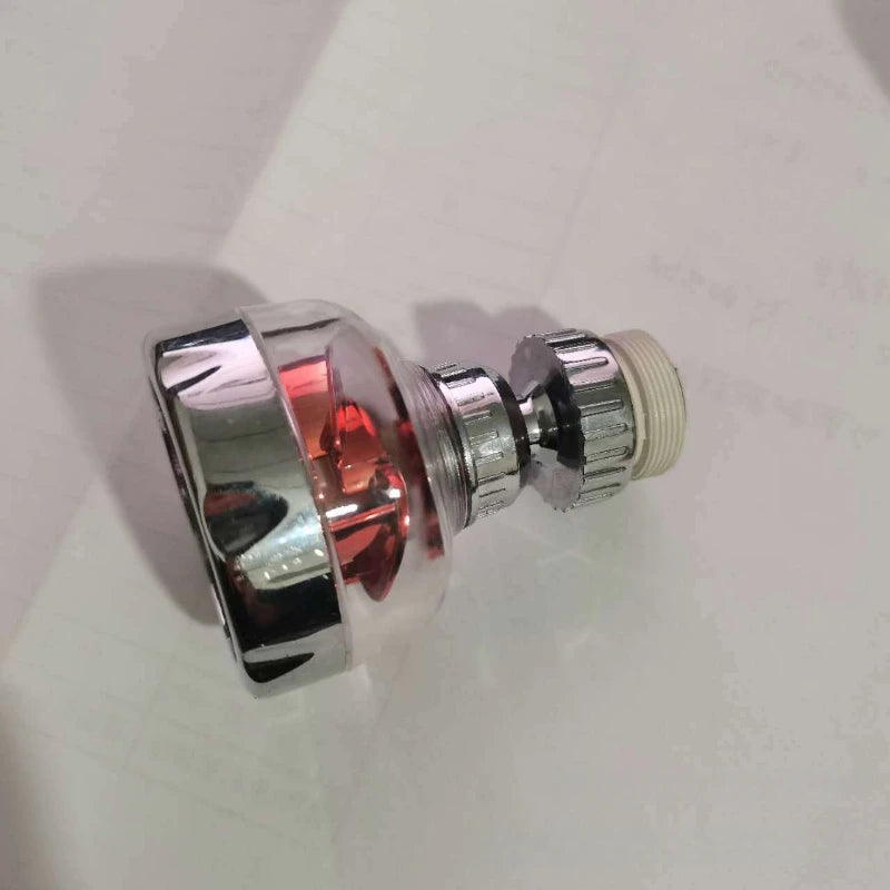 Kitchen Faucet Bubbler Turbocharged Shower Head 360° Rotation Splash-Proof Faucet Wash Basin Universal Extension Tube Fan Filter
