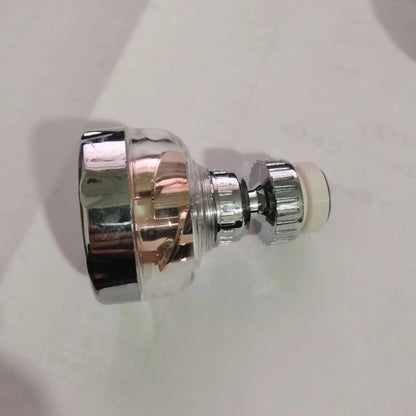 Kitchen Faucet Bubbler Turbocharged Shower Head 360° Rotation Splash-Proof Faucet Wash Basin Universal Extension Tube Fan Filter