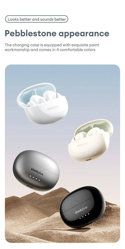 Auriculares inalámbricos Bluetooth 5.4 Lenovo LP5 PRO TWS Sonido HiFi Auriculares gaming LP5Pro Auriculares deportivos Batería de larga duración con micrófono 2025