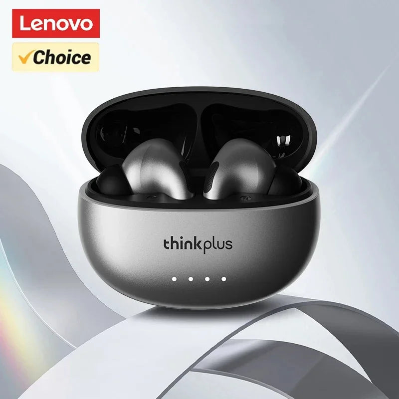 Auriculares inalámbricos Bluetooth 5.4 Lenovo LP5 PRO TWS Sonido HiFi Auriculares gaming LP5Pro Auriculares deportivos Batería de larga duración con micrófono 2025