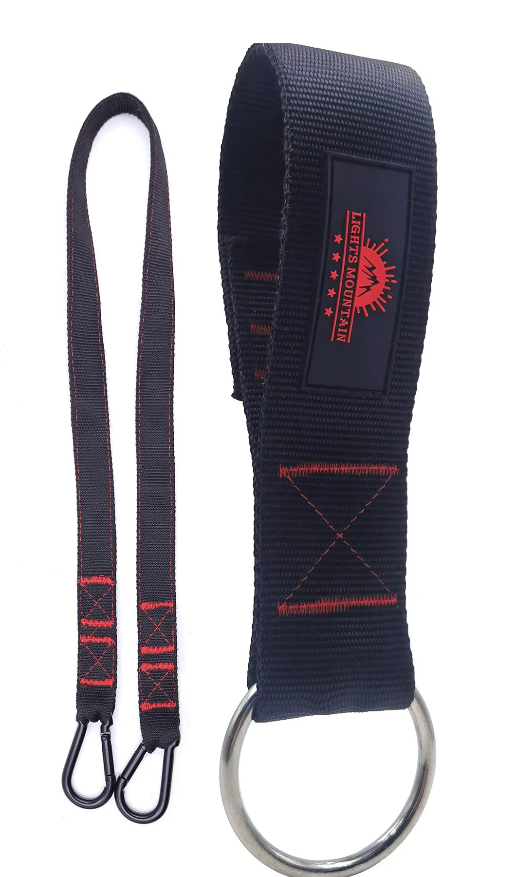 Weightlifting Dip Belt  Accessories for dips and Pull-ups Double-Layered Webbing Strap with Carabiners for Fitness Bodybuilding
