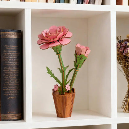 Rompecabezas 3D de madera para adultos, kits de manualidades de madera para adultos, decoración del hogar para mujeres, regalo - Girasol