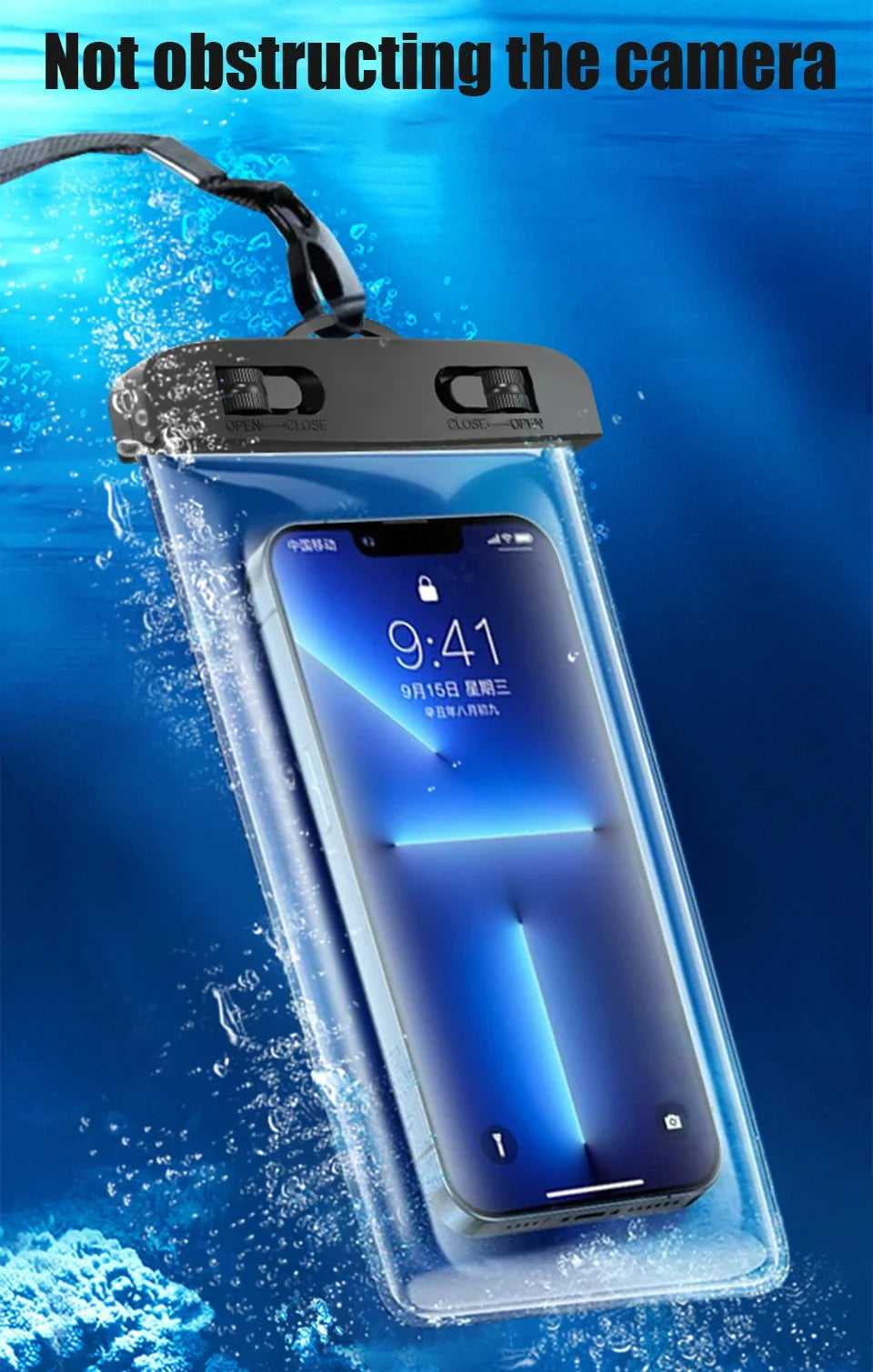 Waterproof Phone Case Swimming Water Proof Bag Universal Underwater Protector Pouch Cover For iPhone Samsung below 6.7" Phone