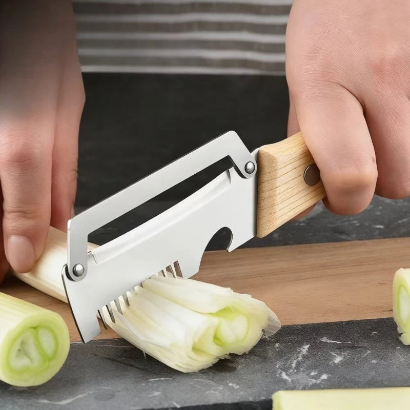 Pelador multifuncional 3 en 1 de acero inoxidable, rebanador y triturador de verduras y frutas, herramienta de cocina versátil para pelar y triturar
