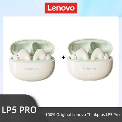Auriculares inalámbricos Bluetooth 5.4 Lenovo LP5 PRO TWS Sonido HiFi Auriculares gaming LP5Pro Auriculares deportivos Batería de larga duración con micrófono 2025