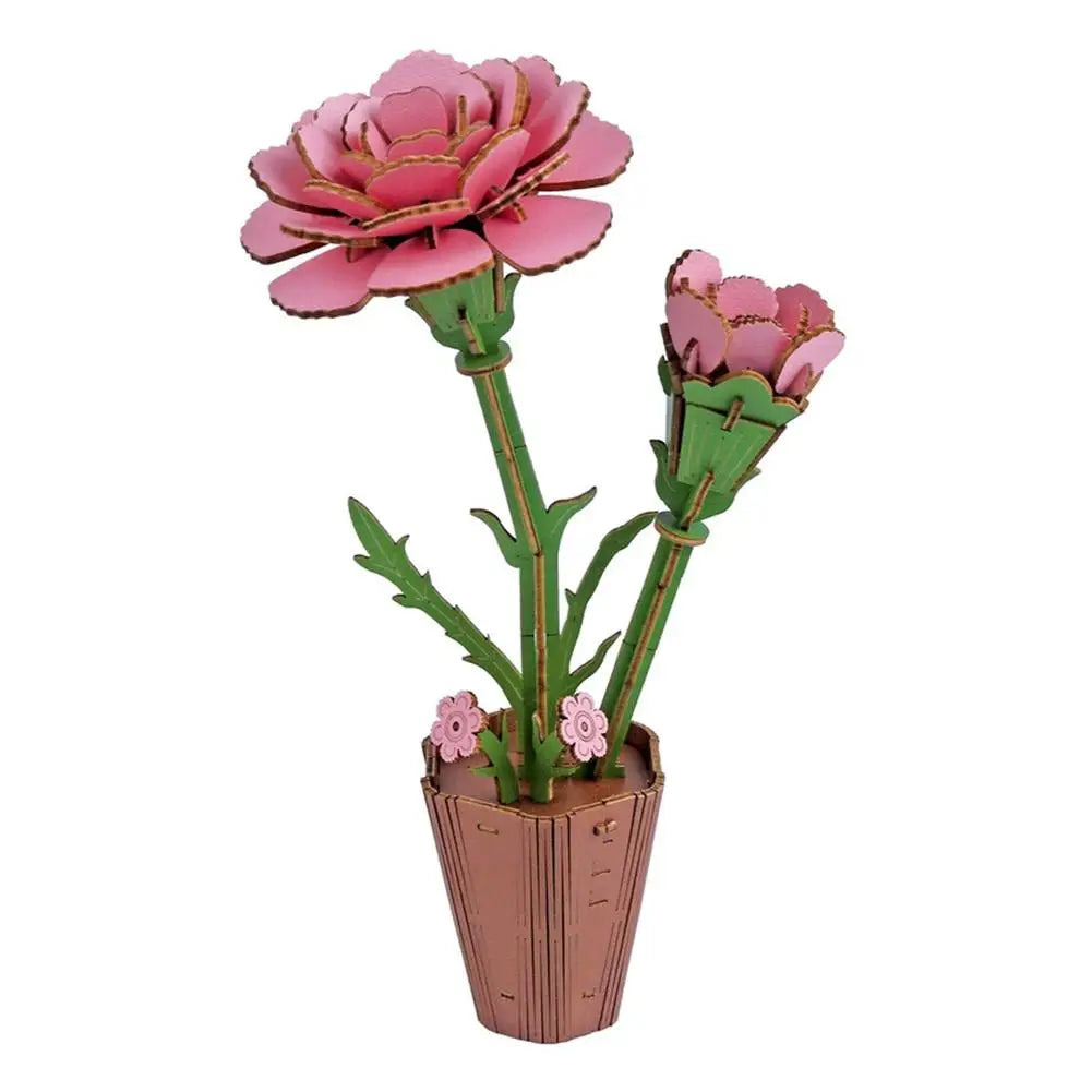 Rompecabezas 3D de madera para adultos, kits de manualidades de madera para adultos, decoración del hogar para mujeres, regalo - Girasol