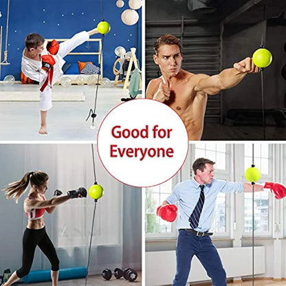 Boxing Reflex Ball for Hand Eye Coordination Boxing Equipment for Training At Home Double End Punching Fight Ball Speed Training