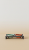 Ceramic Pet Bowl Set With Non-Slip Base